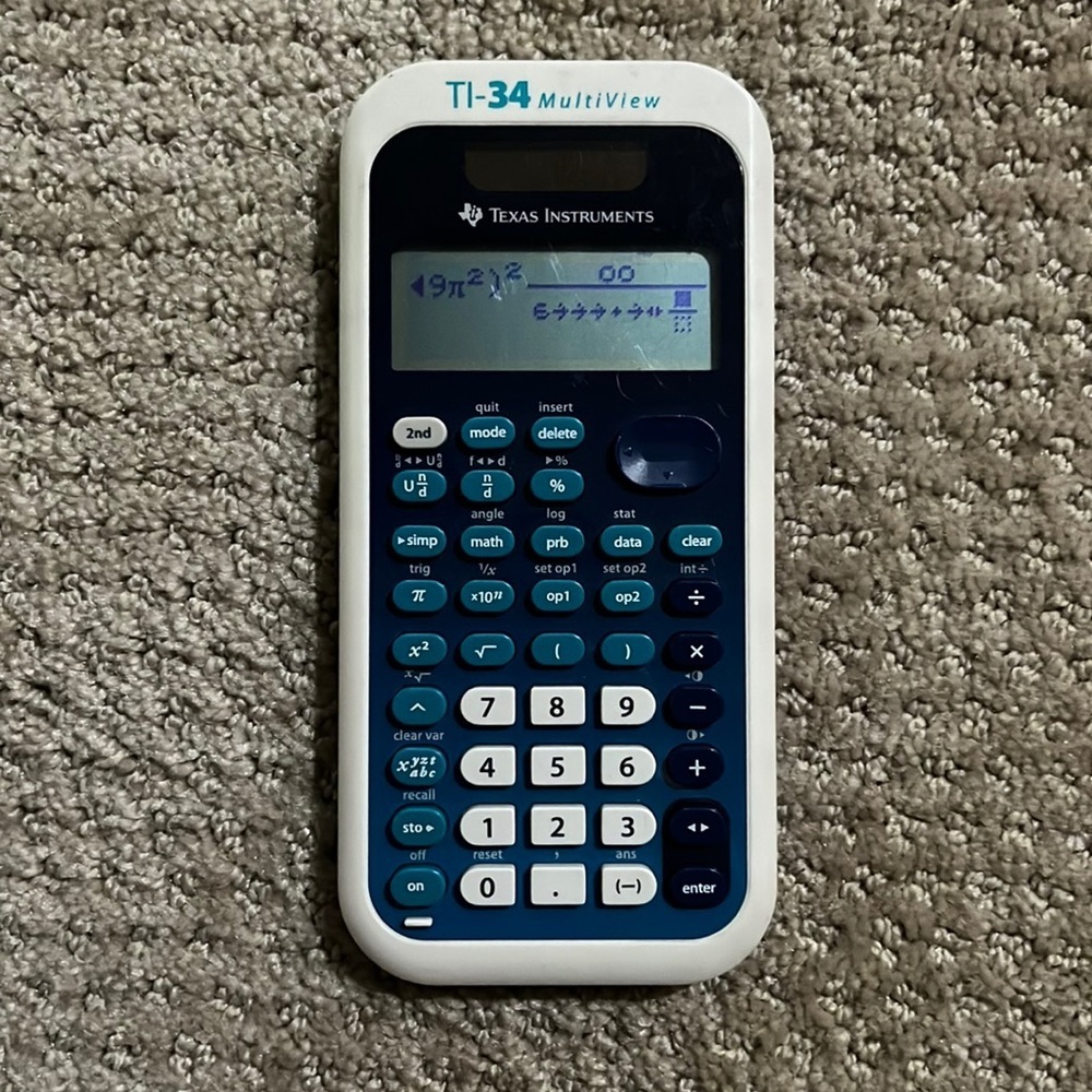 Texas Instruments TI-34 multiview calculator